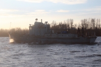 В Кременчуге ночевал  военный корабль модели «Ярославец»