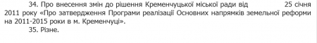 Сессия Кременчугского горсовета состоится 23 декабря