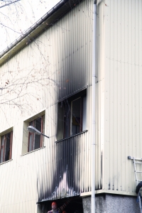 В Кременчуге горел комиссионный магазин "КУБ"