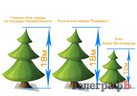 Самые высокие ёлки Кременчуга