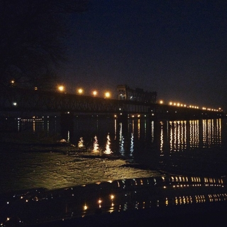 Бражененко проверил видимость на Крюковском мосту в Кременчуге