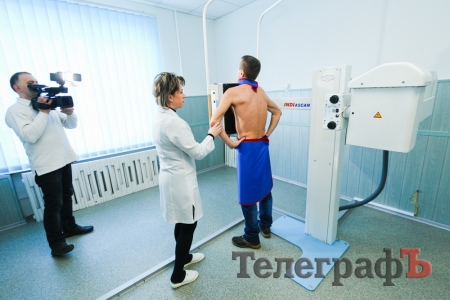 В Кременчуге на Раковке появился флюорограф