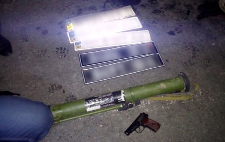 На Полтавщине ГАИ задержала водителя с гранатомётом