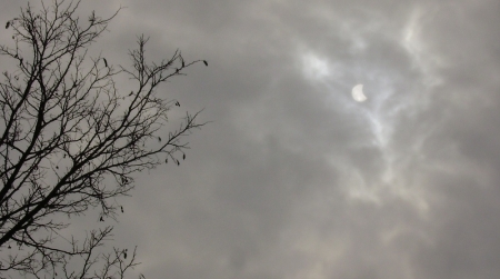 Затмение Солнца в Кременчуге - присылайте свои фото и видео