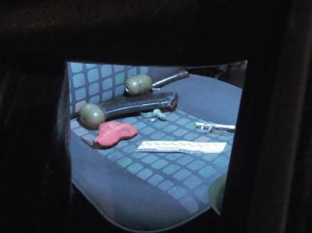 На Полтавщине милиция задержала автомобиль с гранатами и патронами для автомата