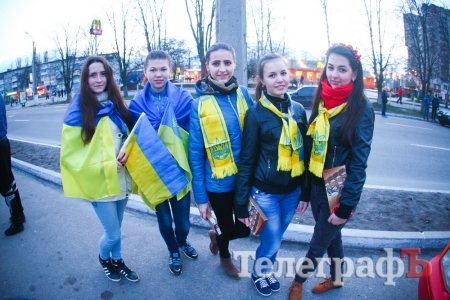 В Кременчуге встречали демобилизованных бойцов