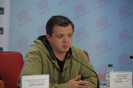 Комбат Семенченко в Кременчуге