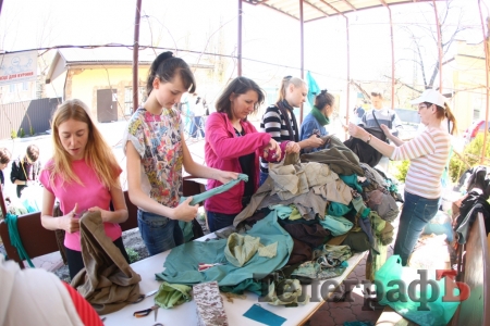 Кременчуг! Дружно плетём маскировочные сети!