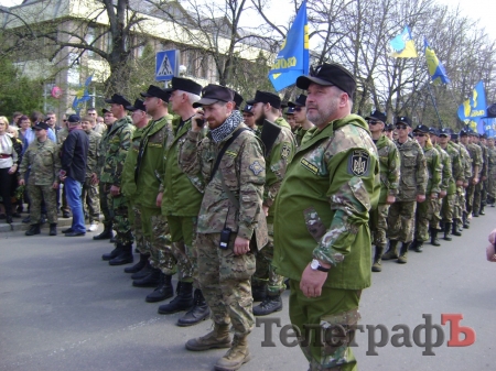 Холодний Яр: тепер з козацькими прапорами йтимуть у бій воїни АТО