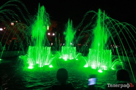 Светомузыкальный фонтан в центре Кременчуга откроют 1 мая
