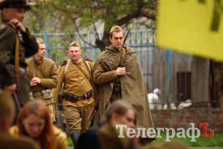 В Кременчуге реконструировали события военных лет