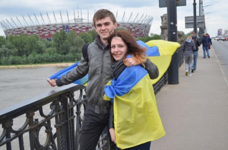 Как кременчужане в Варшаве за Днепр болели Как кременчужане в Варшаве за Днепр болели