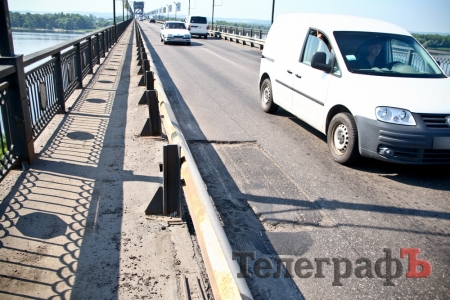 Состояние Крюковского моста на 22.06