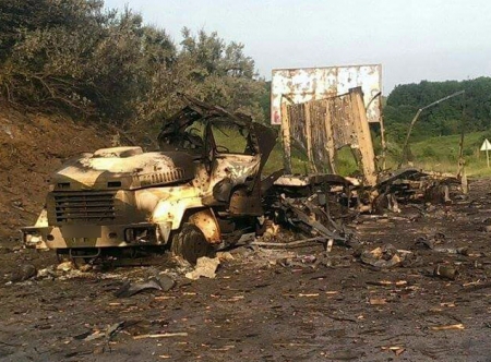 Под Полтавой взорвался военный автомобиль с боеприпасами: жертв нет