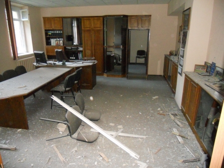 У податкову на Полтавщині вистрілили з гранатомету