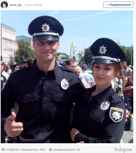 Киевские полицейские в Instagram: секси-звезда соцсетей и загадочный мачо в тату