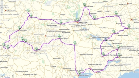 Стартує Всеукраїнський автопробіг з Комсомольська Стартує Всеукраїнський автопробіг з Комсомольська