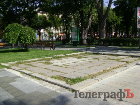 Буфет возвращается в центральный сквер Кременчуга