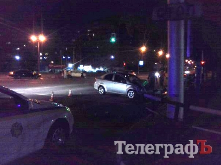 ДТП на электростанции: Chevrolet и "Копейка"