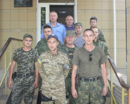 В Кременчуг сегодня вернулись местные правоохранители из зоны АТО