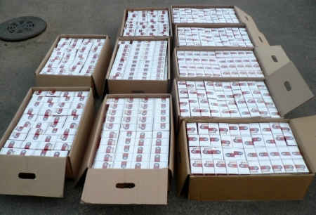 На Полтавщине у бизнесмена изъяли 674 тысячи пачек сигарет из «ДНР»
