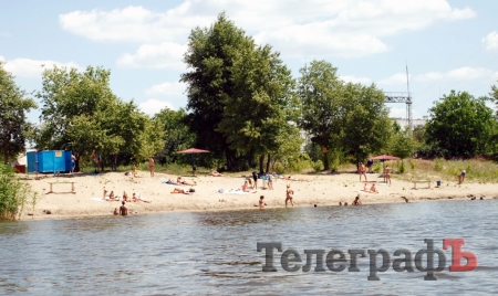 Кременчугские спасатели просят перенести пляж в районе 4-й больницы ниже по течению реки
