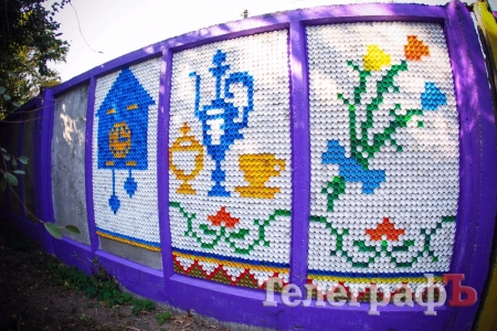 Кременчуцьку мозаїку з пластикових кришечок занесли до рекорду