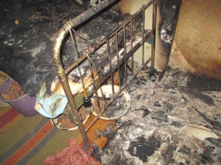 Под Кременчугом на пожаре погиб человек