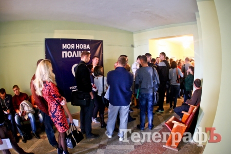 В Кременчуге кандидаты в полицию начали проходить медкомиссию