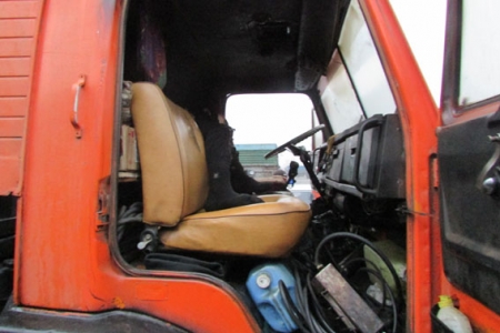 На Полтавщине в кабине грузовика сгорел мужчина