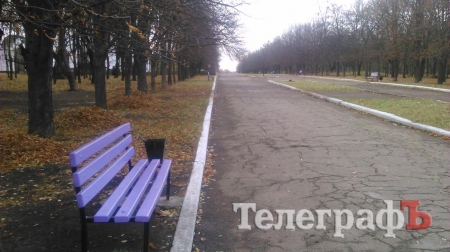 Фиолетовые лавочки "мигрировали" в Краматорск