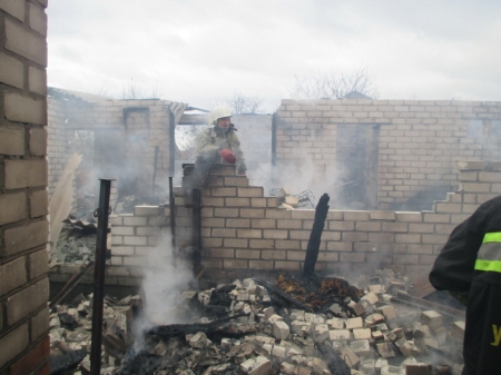 Пожар в Чечелево: горели два жилых дома
