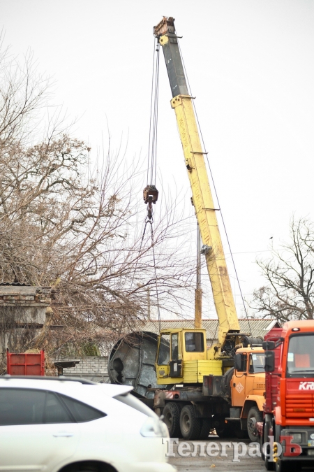 В Кременчуге пытались куда-то увезти Ленина