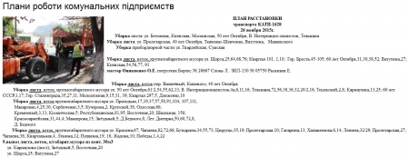 Сьогодні, 26 листопада, комунальники Кременчука прибиратимуть місто і лагодитимуть освітлення
