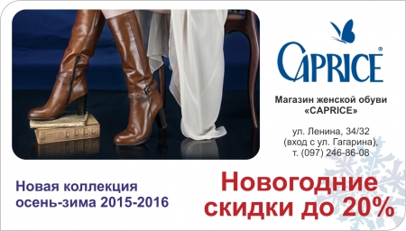 НОВОГОДНИЕ СКИДКИ до 20%*