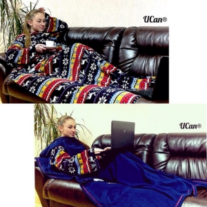Вещи и пледы из флиса от магазина Ucan.