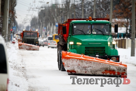 Какие улицы в Кременчуге должны чистить в первую очередь, а какие — во вторую
