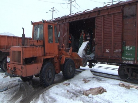 До Кременчука доставили 2 вагона солі До Кременчука доставили 2 вагона солі