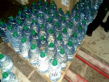 В Полтаве правоохранители изъяли 10 тонн "палёной" водки