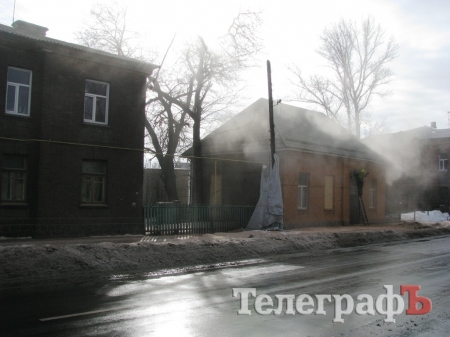 На ул. Леонова кременчужанам устроили пылевую бурю