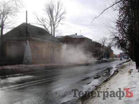 На ул. Леонова кременчужанам устроили пылевую бурю