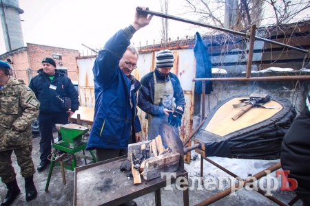 В Кременчуге впервые проходит кузнечный фестиваль