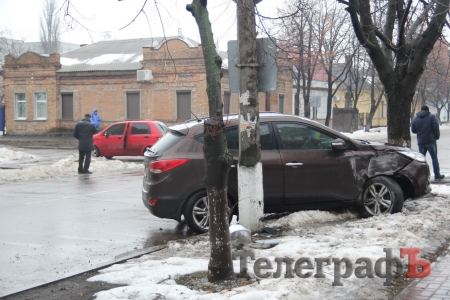 В Кременчуге на мистическом перекрестке снова ДТП
