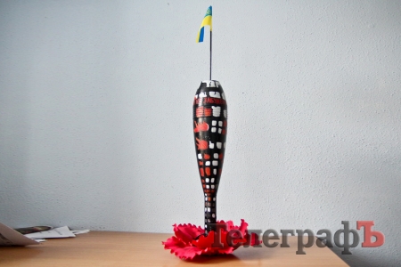 Кременчужанка воплотила в мине оборону донецкого аэропорта