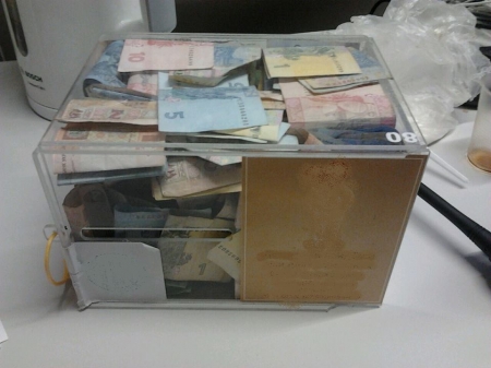 Кременчужанин намагався викрасти скриньку із пожертвами для онкохворих