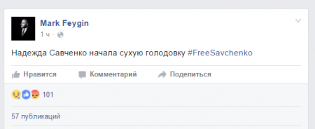 Савченко почала сухе голодування, - адвокат Фейгін