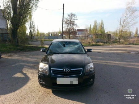 В Кременчуге КамАЗ «прихлопнул» Toyota