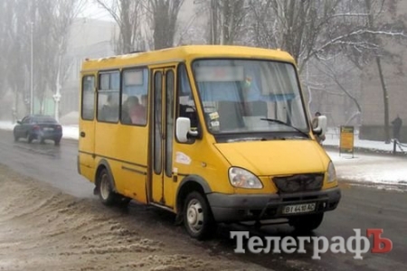 Кременчугских маршрутчиков могут обязать обилечивать пасажиров
