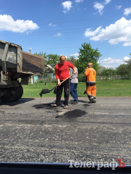 Трэш на дороге Кременчуг-Хорол