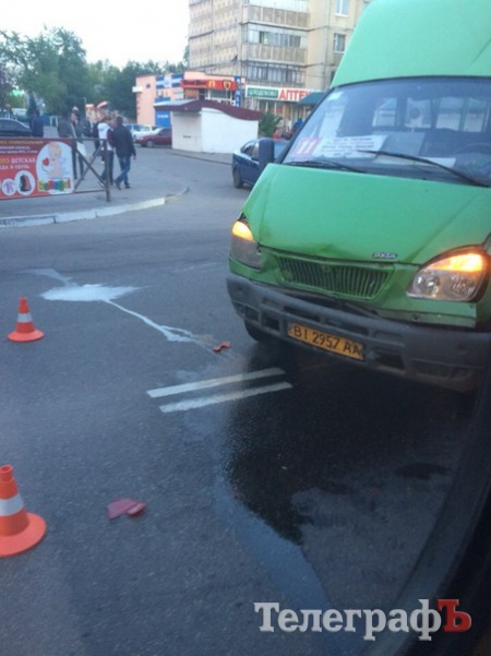 В Кременчуге маршрутка попала в ДТП